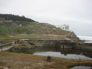 The ruins Here is one of the baths